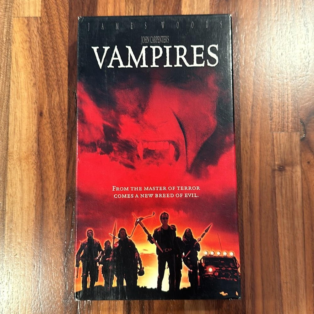 John Carpenter's Vampires VHS Tape (1998)